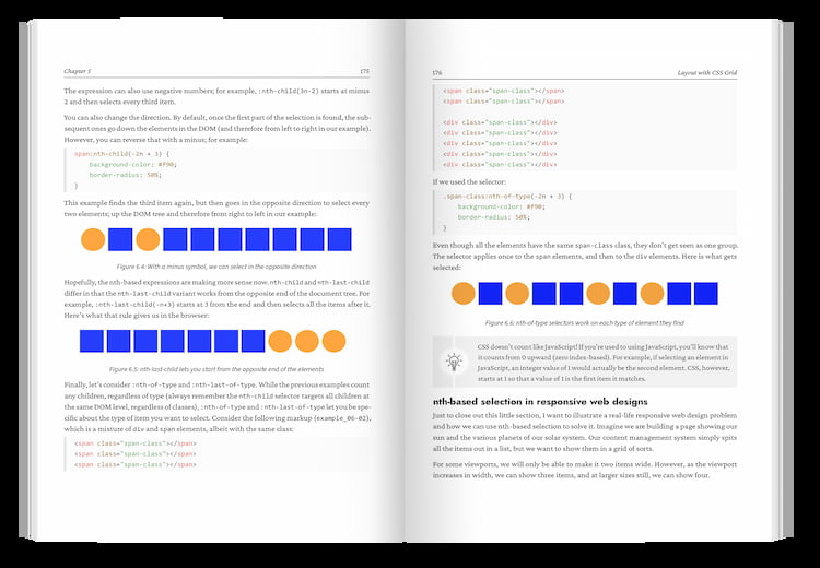 Example page from inside the book Responsive Web Design with HTML5 and CSS